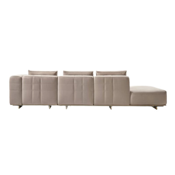 Biscotti White Sectional Sofa - Image 4